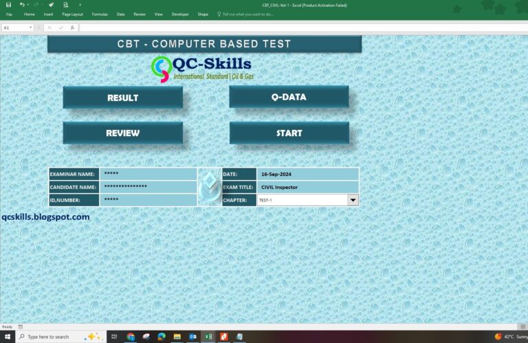 ASSIGN OFFLINE TEST | CBT USING EXCEL