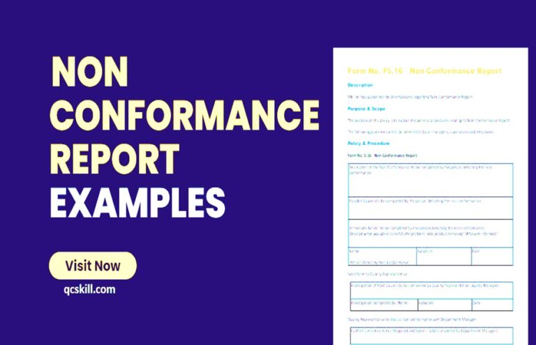 What is Non Conformance Report (NCR)