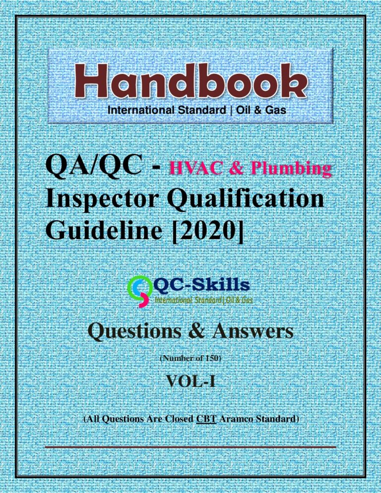 Aramco Standard, CBT Aramco, HVAC, Plumbing E-Books, E-Books Plumbing, OIl & Gas, Oil & Gas Engineering, QA/QC, Question & Answers, Plumbing QC interview Question, CBT aramco interview guide, ARACMO CBT NOTES, QC Notes, Saudi Aramco Electrical QC, Qc Skills Qc Inspector Guidelines, Plumbing QA QC Engineer Interview Question,HVAC QC Inspector Interview Questions, Plumbing -Interview-Questions-Answers.pdf, HVAC Qc Inspector PDF, Qcskill, Qcskills,