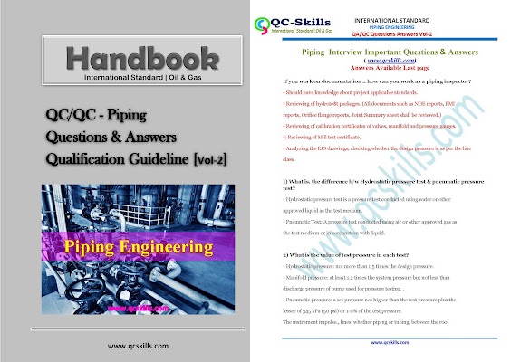 Read more about the article Piping QC :: Questions and Answers Vol2