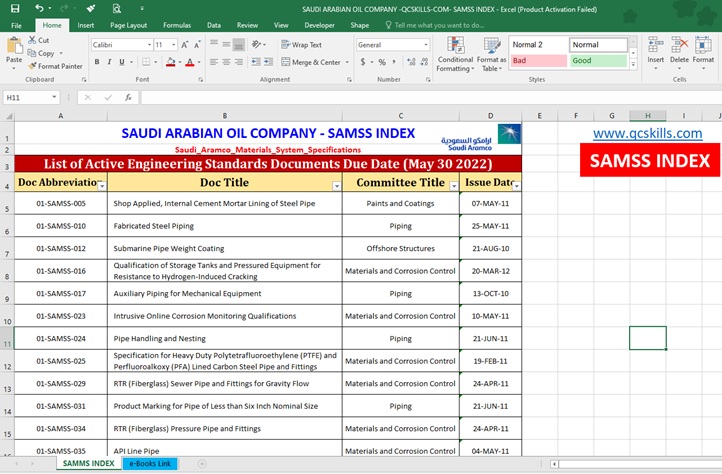 Read more about the article SAMSS Index Download Excel File Free