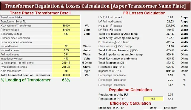 Electrical Calculation excel sheet, Free electrical calculator excel,