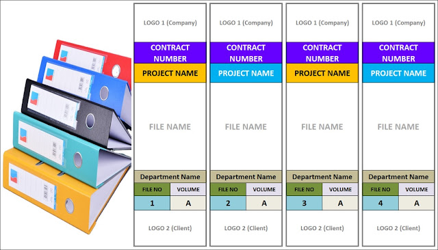 Box File Label Template Excel