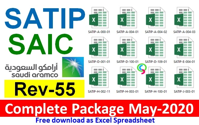 Saudi Aramco SATIP & SAIC Excel