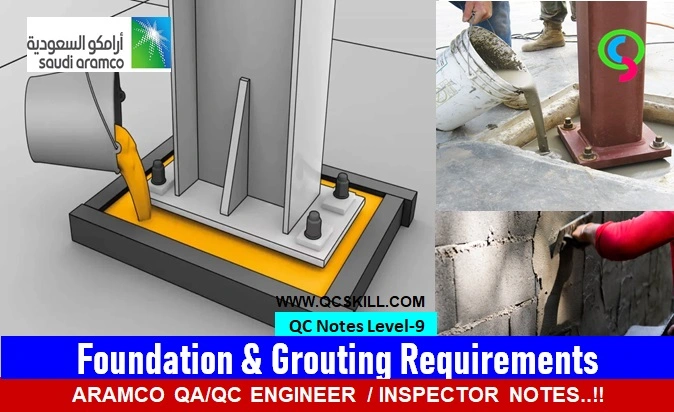 Foundation and Grouting Requirements