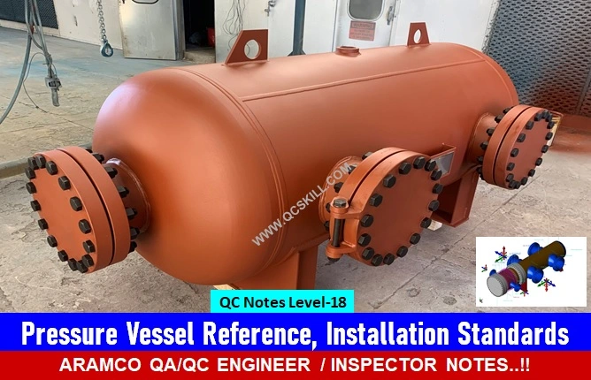 Pressure Vessel Reference, Installation Standards