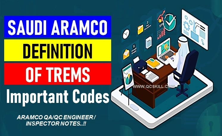 Saudi Aramco Definition of Terms and codes